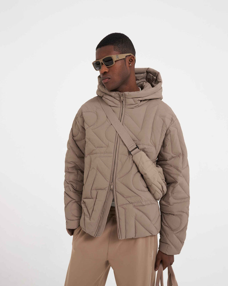 Initial Lightweight Hooded Jacket - Mushroom