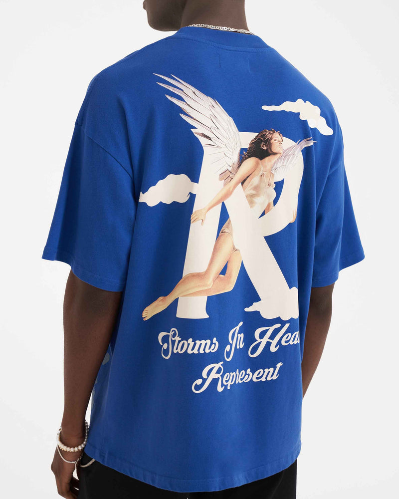 Storms In Heaven T-Shirt - Cobalt