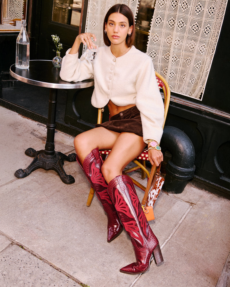 SIMONA SKIRT DARK ESPRESSO