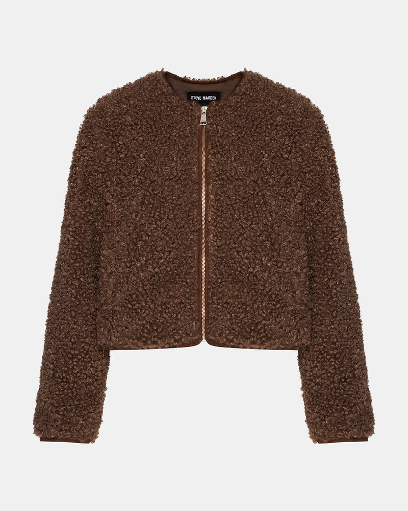TEDDY JACKET BROWN
