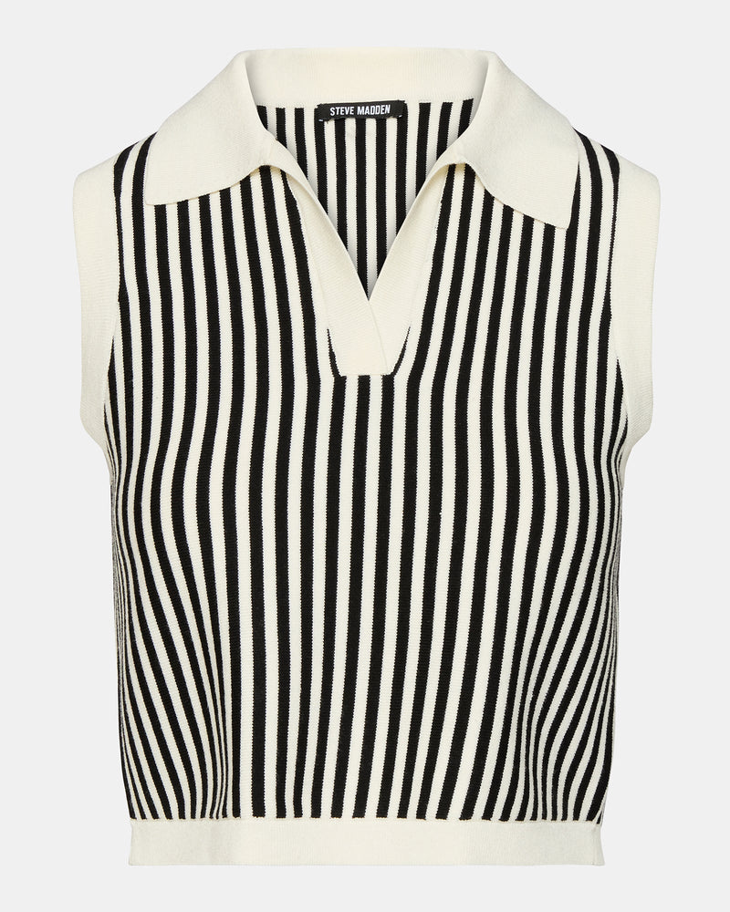 AMERY SWEATER BLACK/WHITE