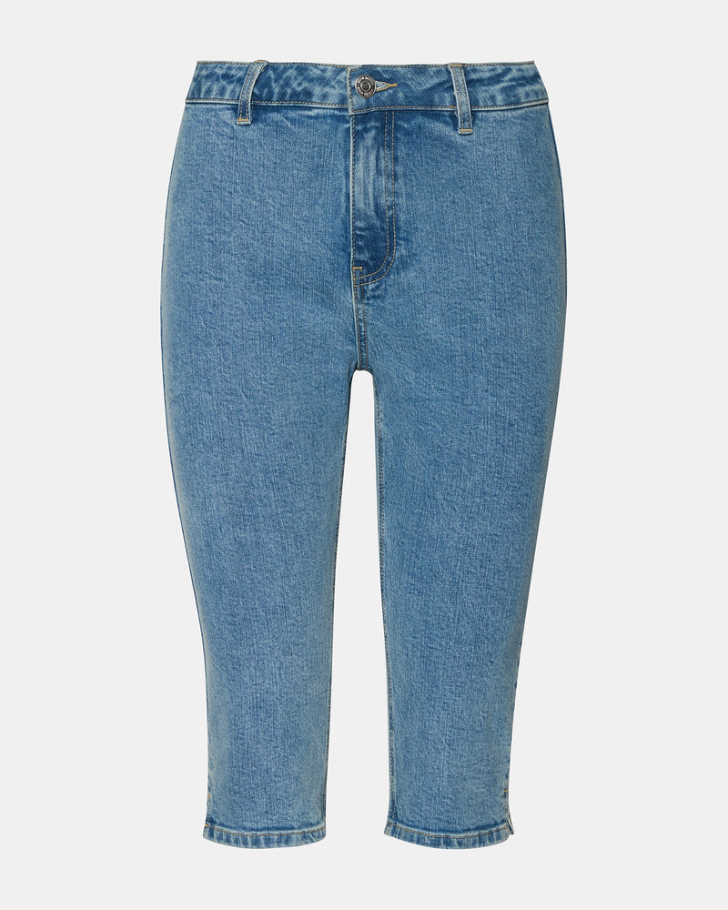 SKINNY RINA DENIM CAPRI PANT