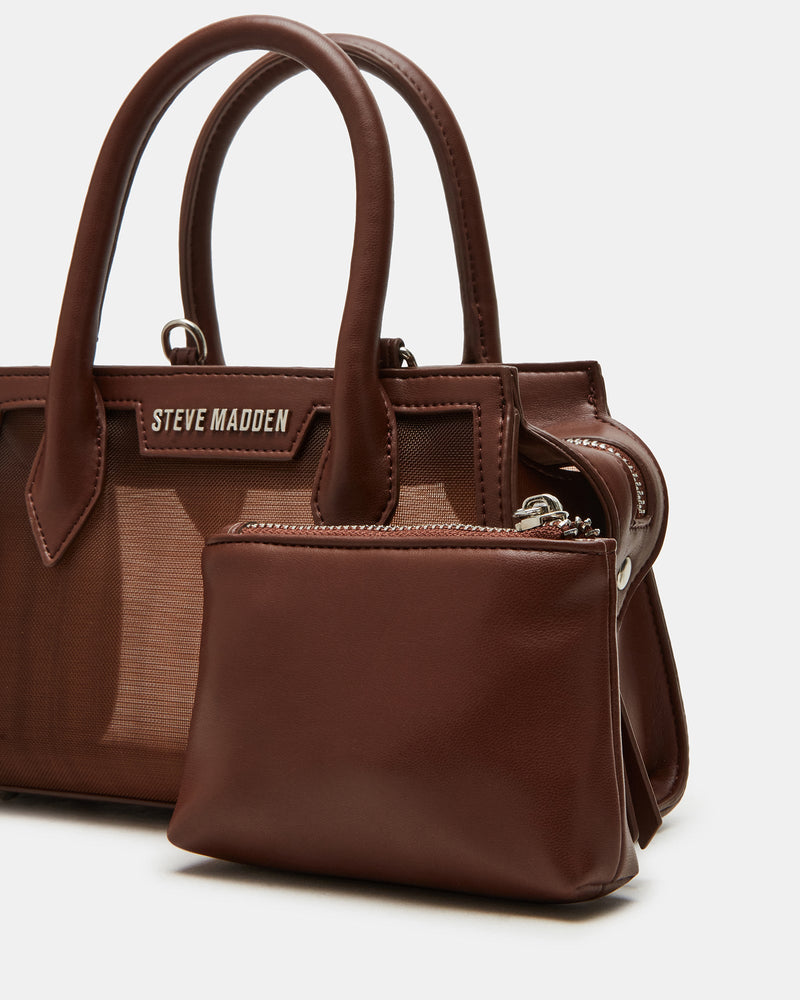 ALLIANCE HEEL AND PEACHY BAG BROWN MESH BUNDLE