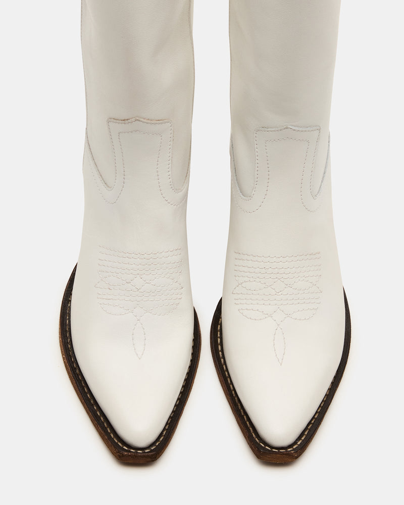 ALBANY WHITE LEATHER