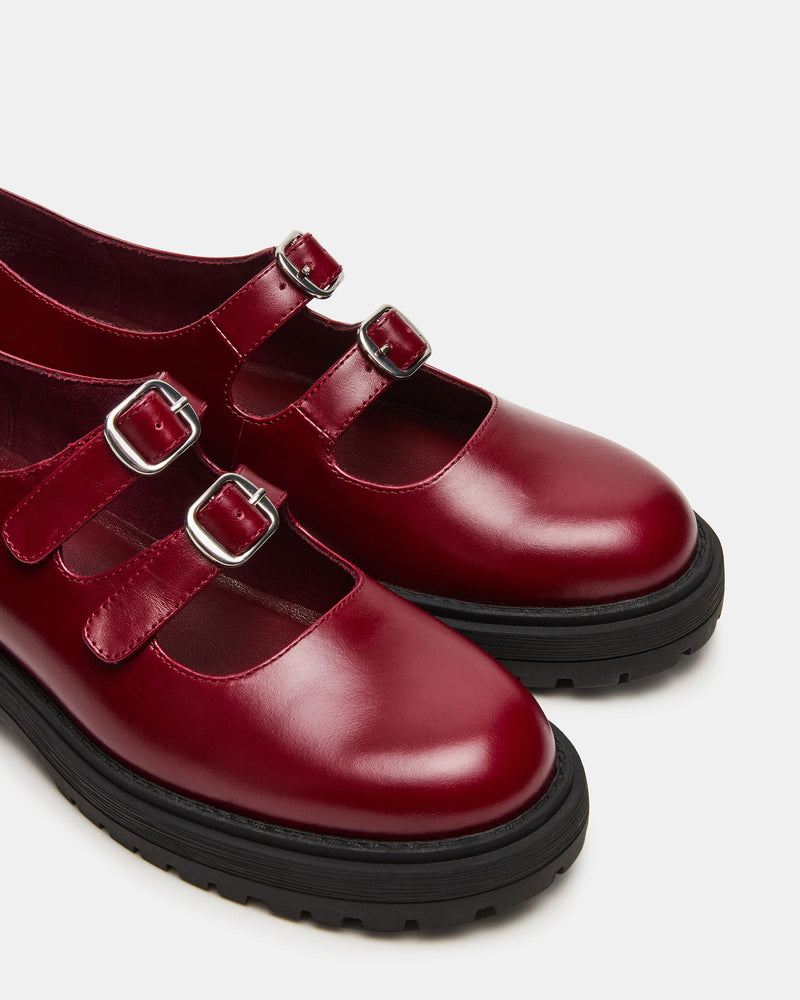 ALBA BURGUNDY LEATHER