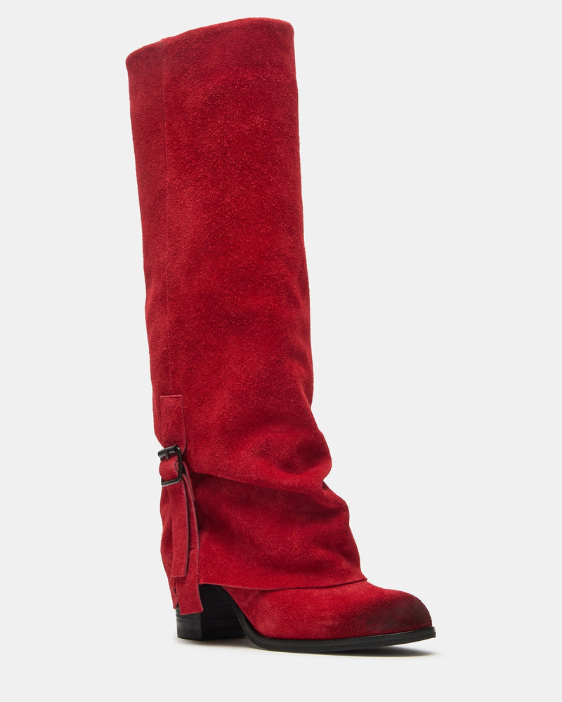 BOZEMAN RED SUEDE