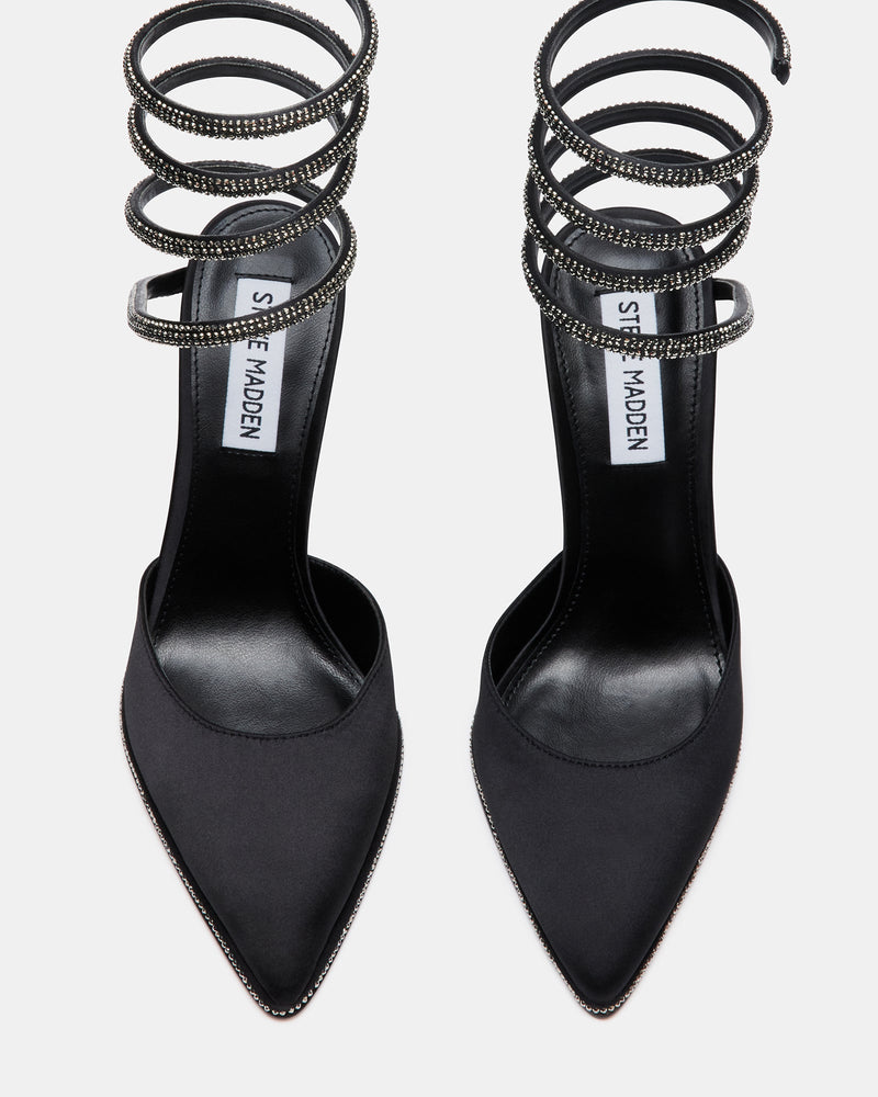 EMERSON BLACK SATIN