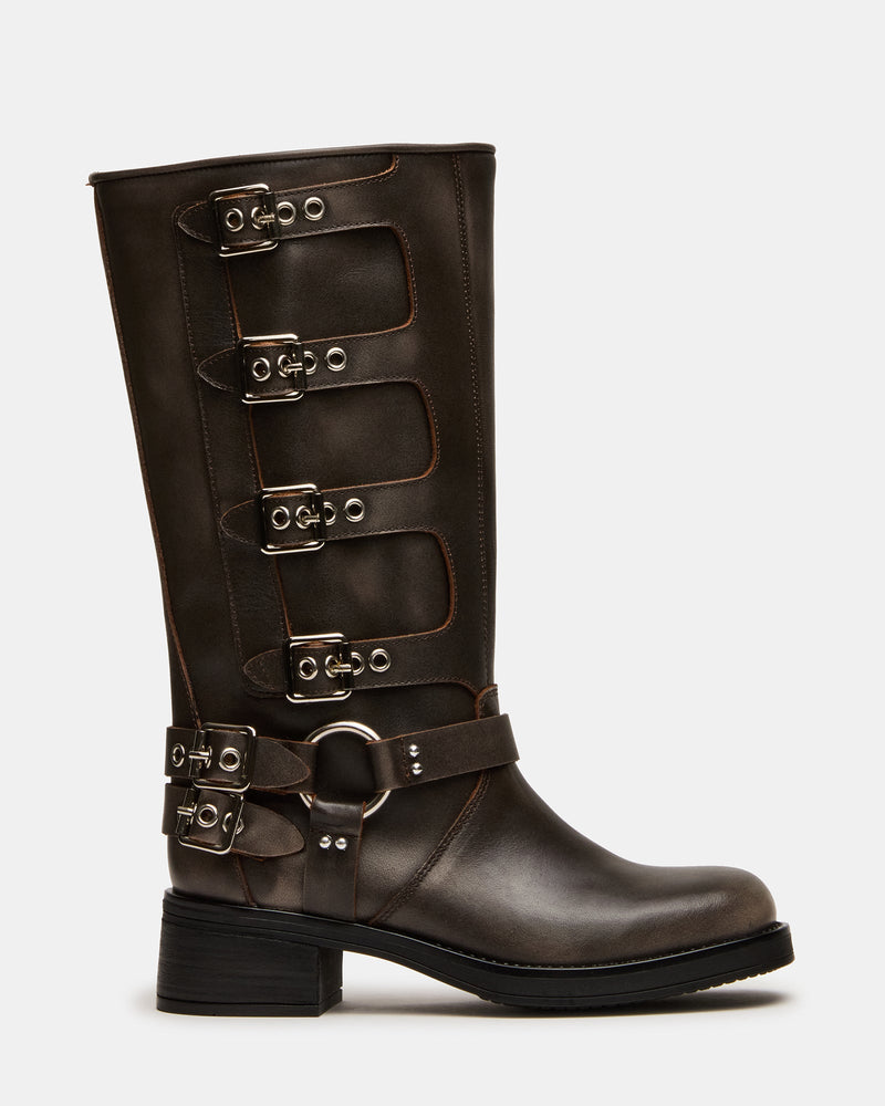 ROCKY BROWN DISTRESSED WIDE CALF