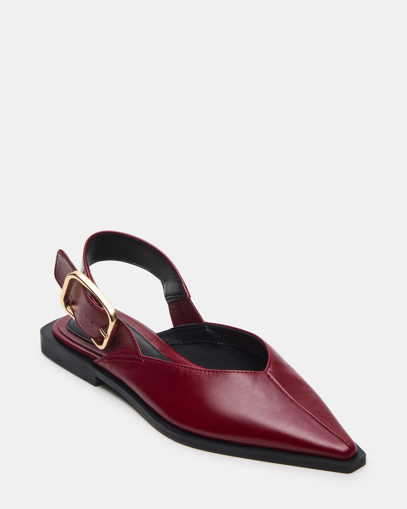 SHAY BURGUNDY LEATHER