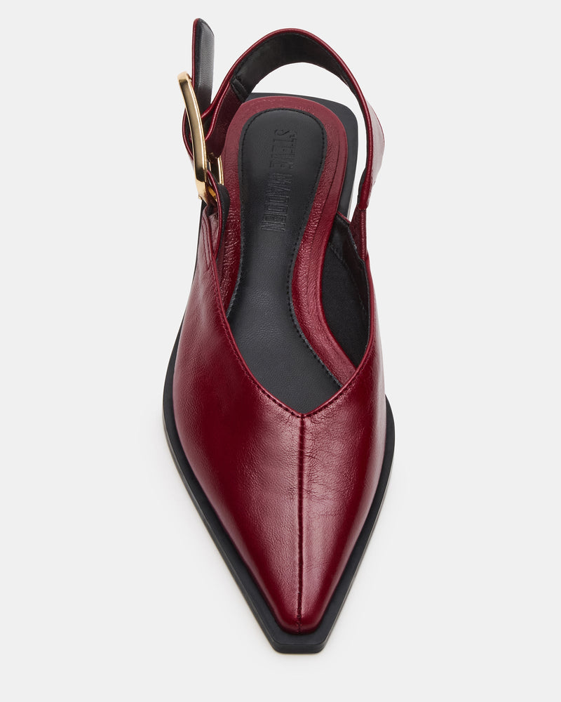 SHAY BURGUNDY LEATHER