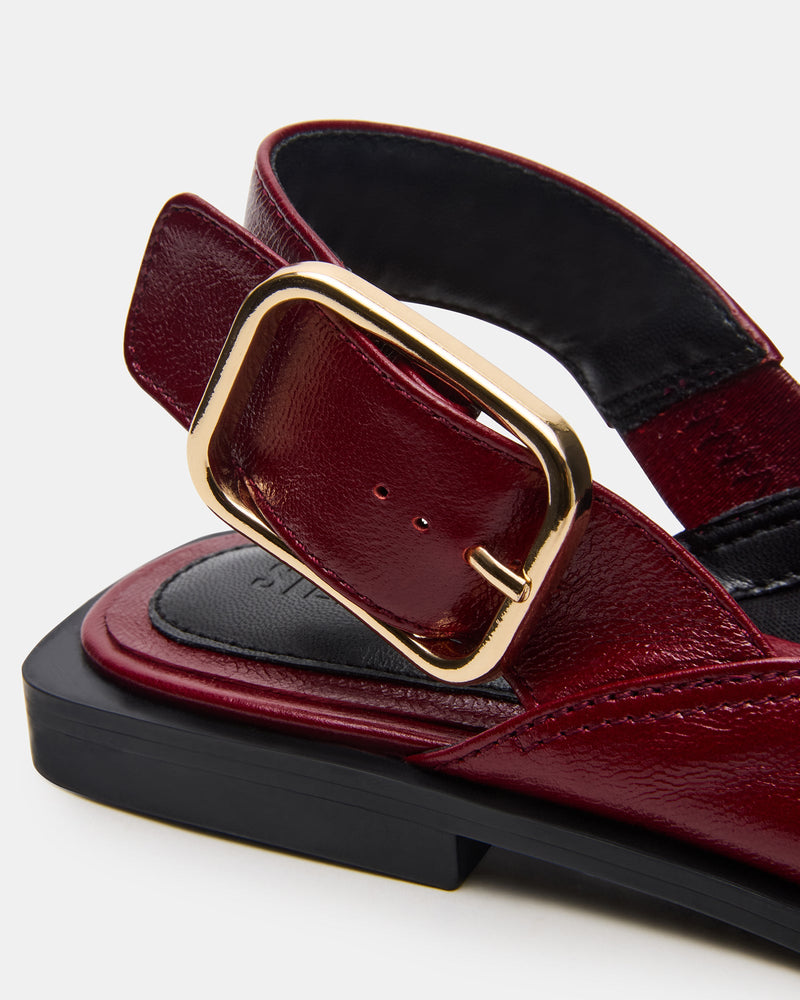 SHAY BURGUNDY LEATHER