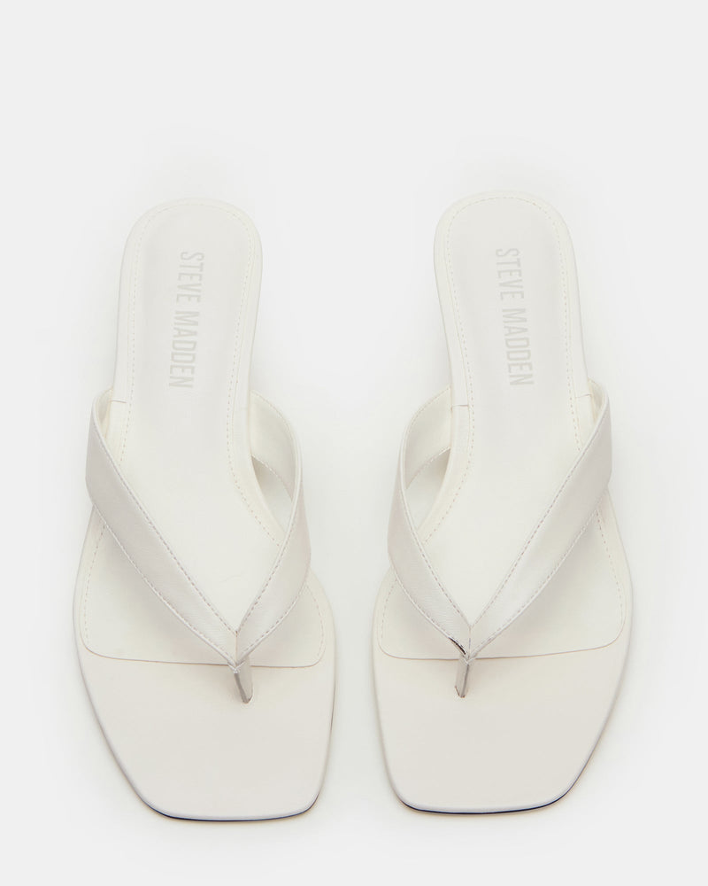 TRACIE WHITE LEATHER