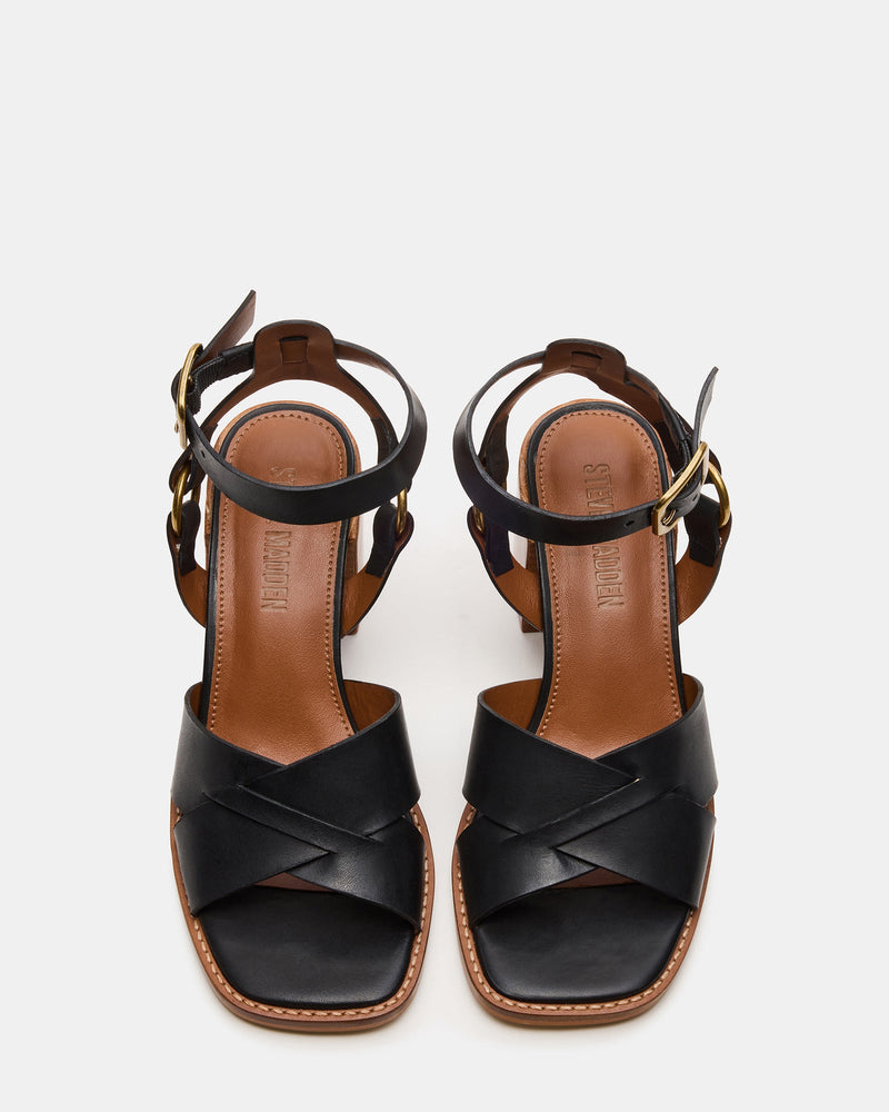 TRURO BLACK LEATHER