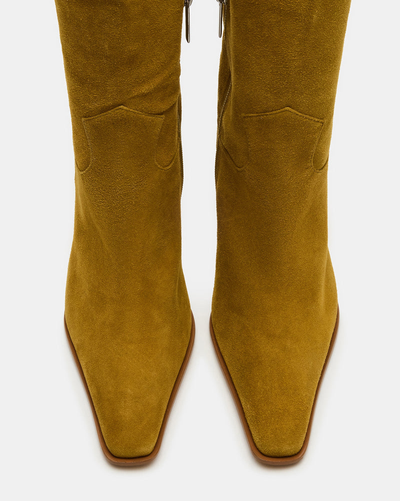 WESCOT OLIVE SUEDE