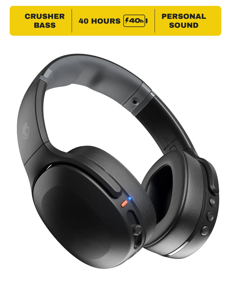 Skullcandy Crusher Evo XT Wireless over-Ear Headphones, Black