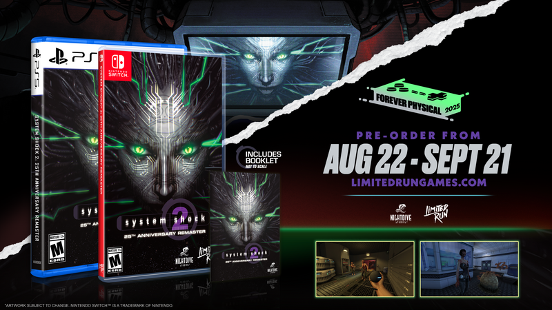 System Shock 2: 25th Anniversary Remaster Standard Edition (Switch, PS5)