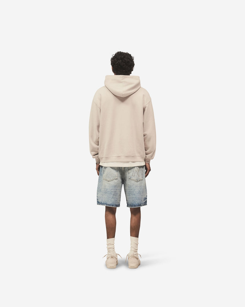 Script Logo Zip Hoodie - Concrete