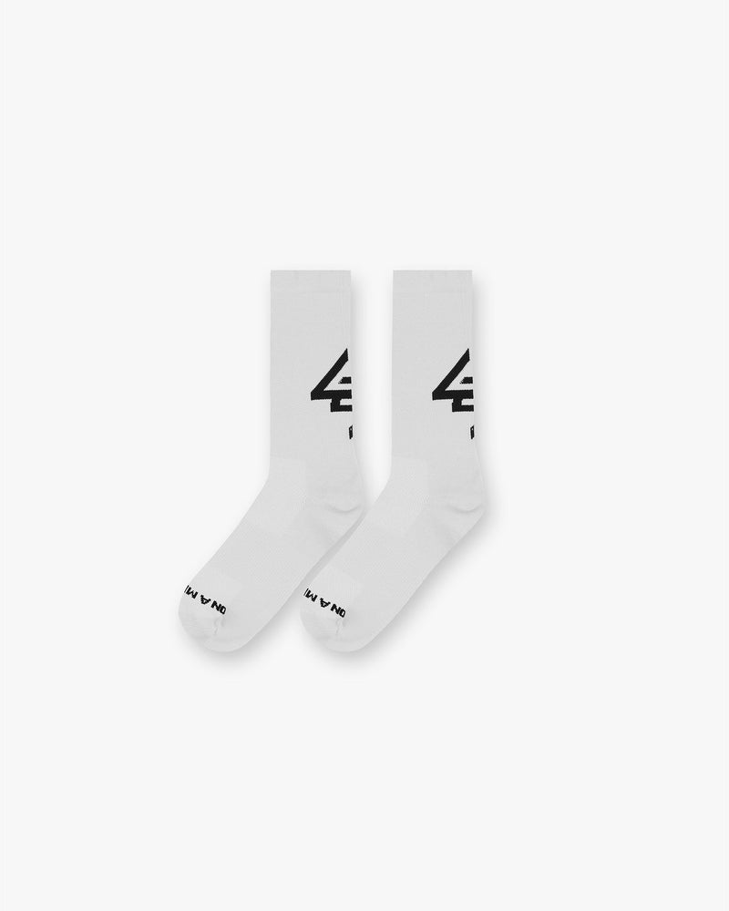 247 Race Sock - White