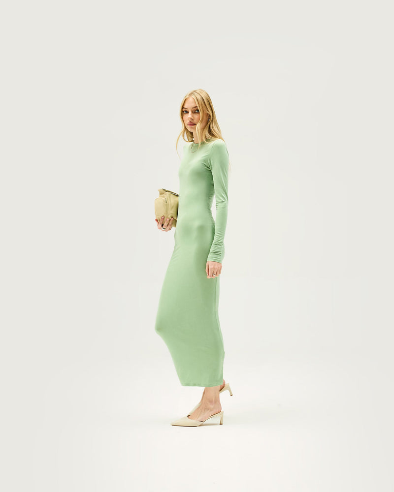 Shadow Midi Dress - Forest Shade