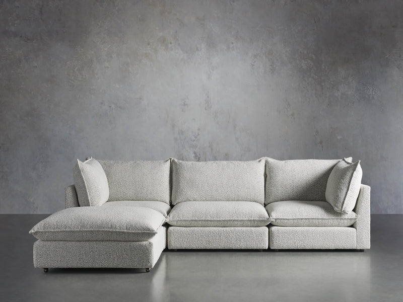 Owen Four-Piece Sectional in Burbank Pepper