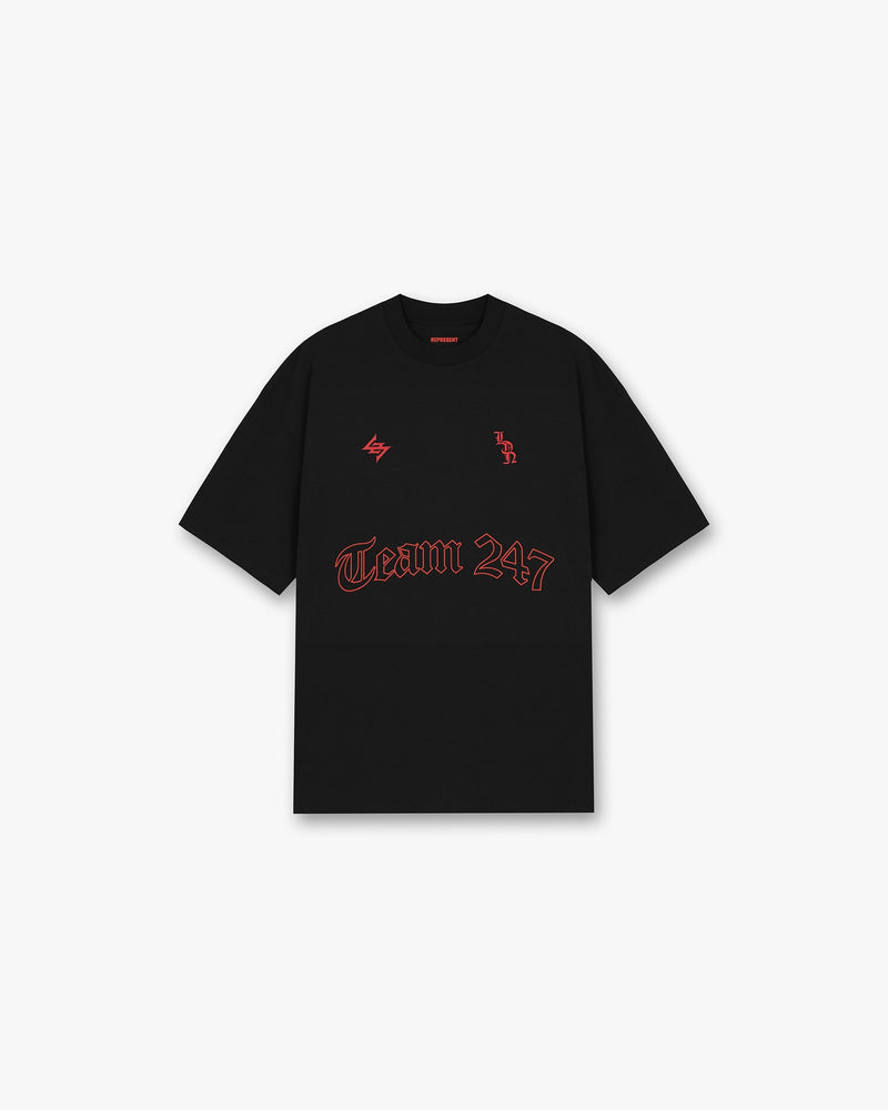 247 London Oversized T-Shirt - Black