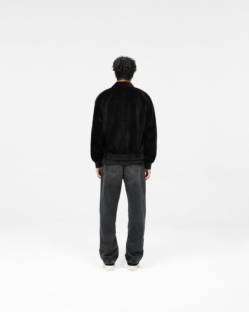 Bordeaux Brushed Jacket - Black