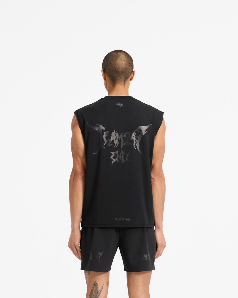 Team 247 X END Oversized Tank - Jet Black