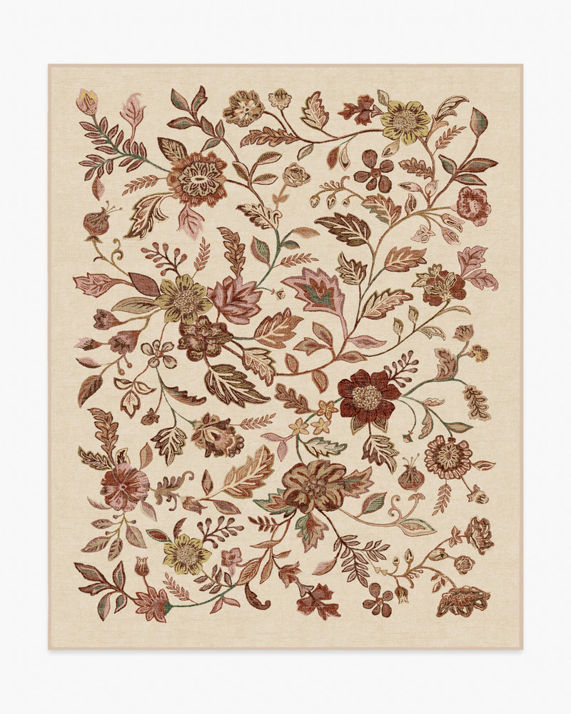 Anonna Burgundy Multicolor Rug