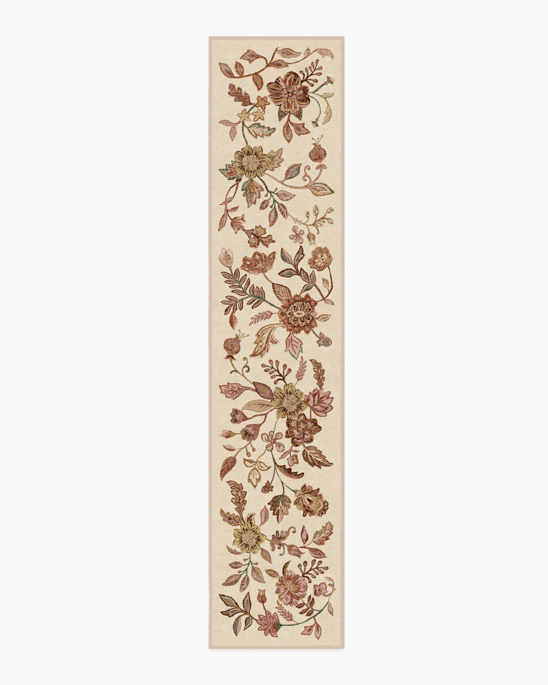 Anonna Burgundy Multicolor Flatwoven Rug