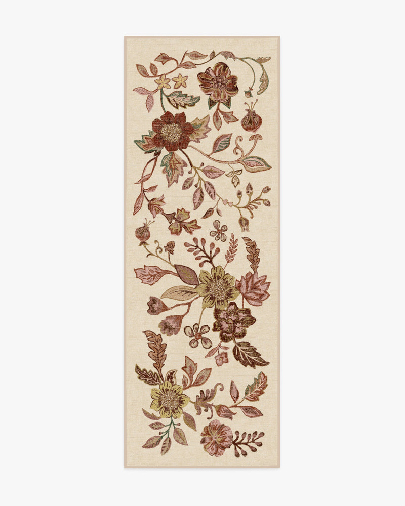 Anonna Burgundy Multicolor Flatwoven Rug