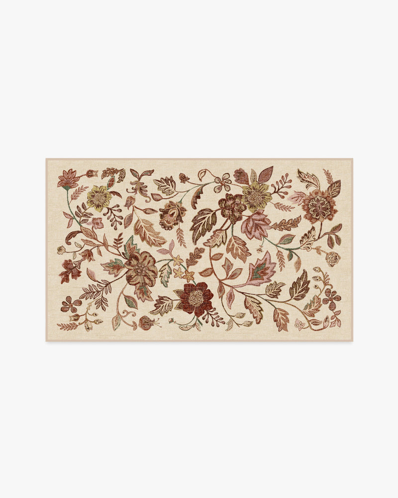 Anonna Burgundy Multicolor Flatwoven Rug