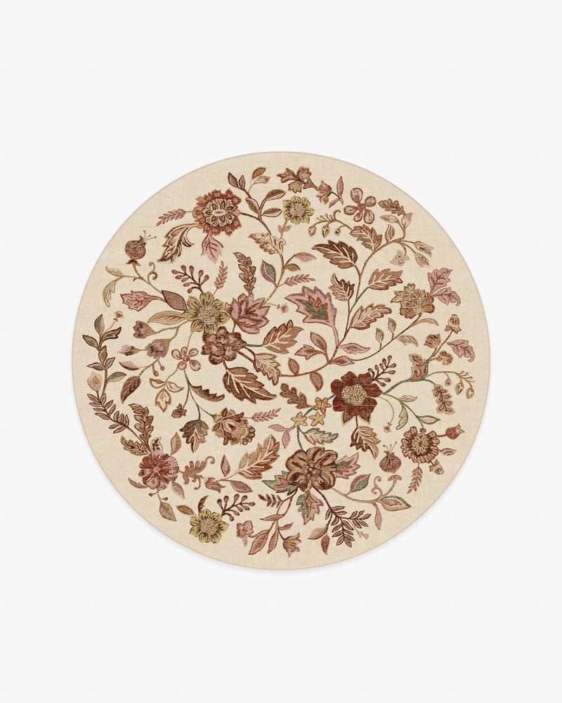 Anonna Burgundy Multicolor Flatwoven Rug