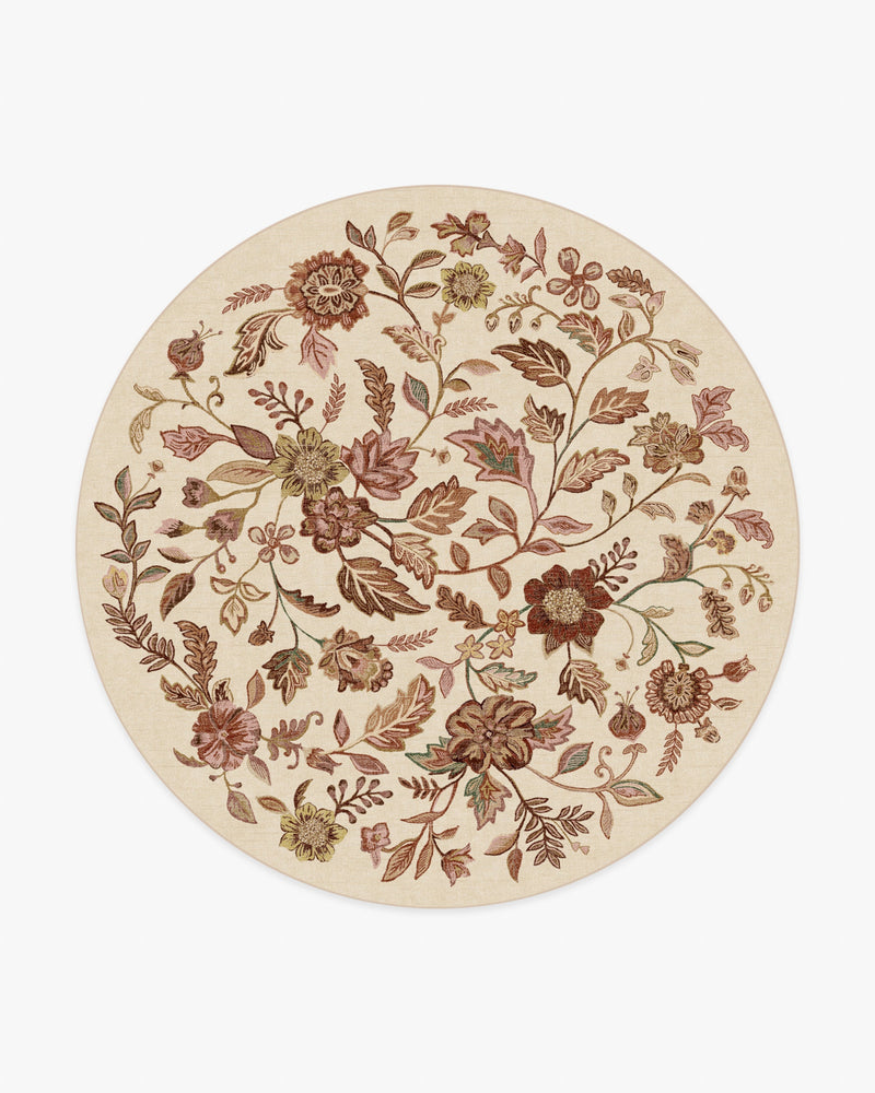 Anonna Burgundy Multicolor Flatwoven Rug