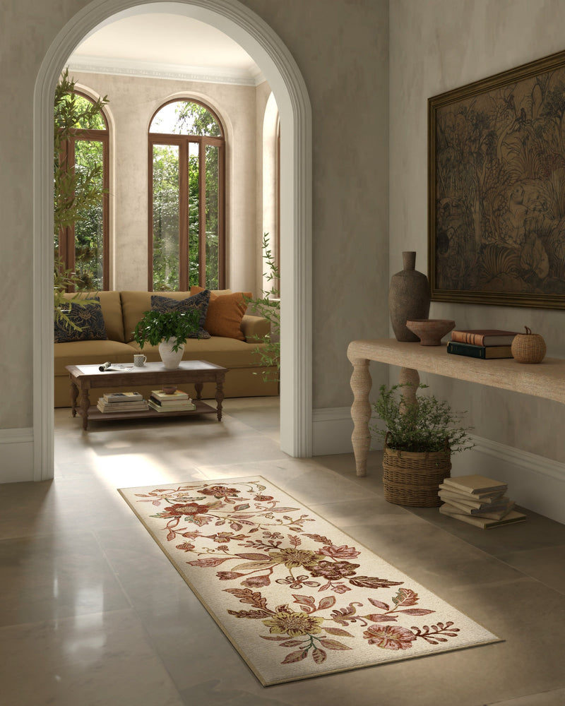 Anonna Burgundy Multicolor Flatwoven Rug