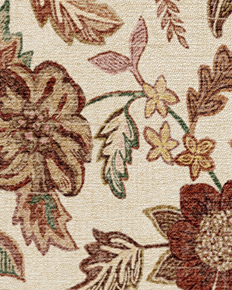 Anonna Burgundy Multicolor Rug