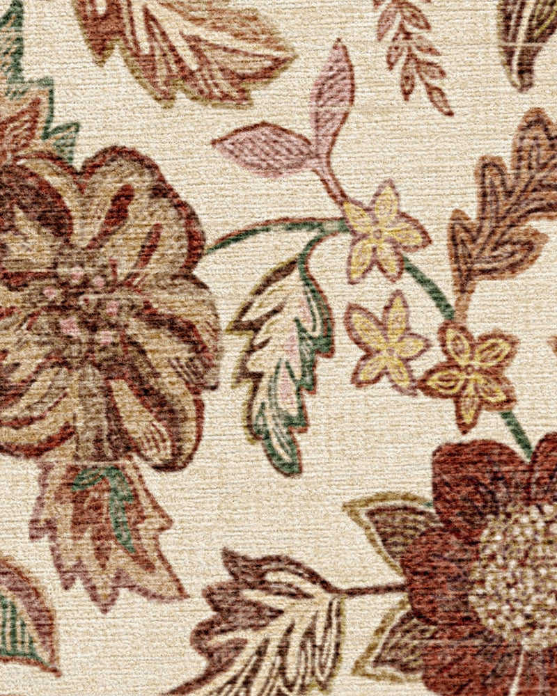 Anonna Burgundy Multicolor Flatwoven Rug