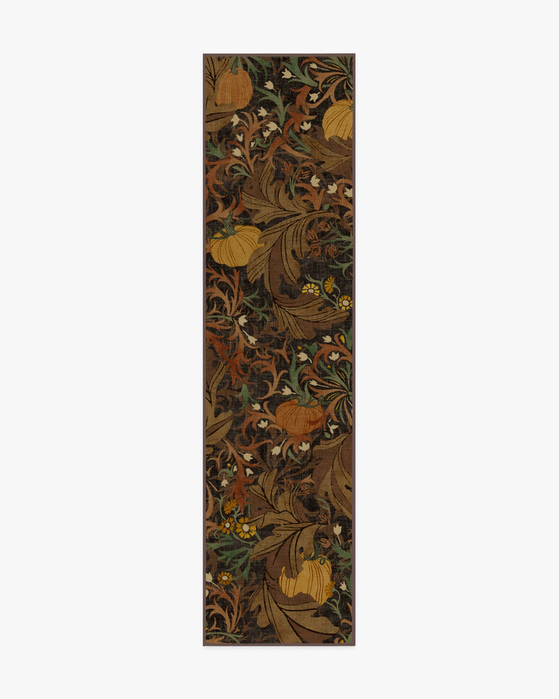 Autumn Canopy Dark Wood Flatwoven Rug