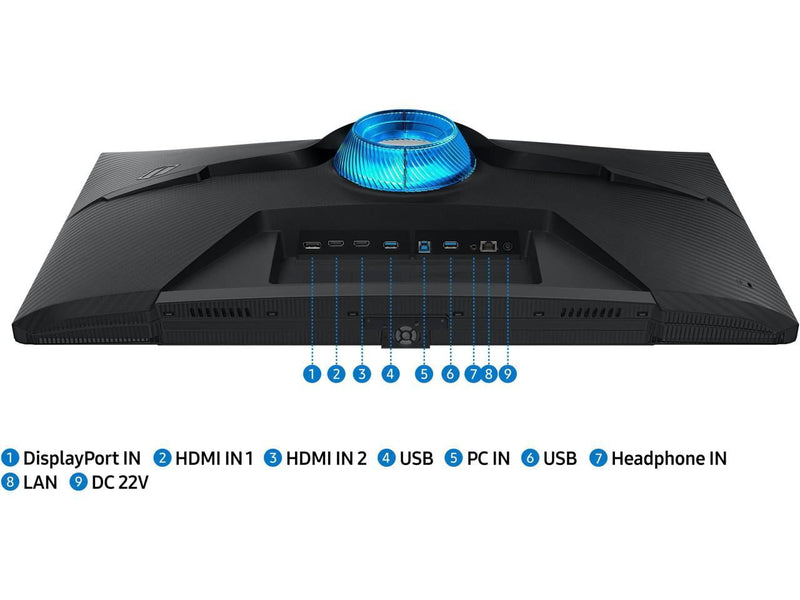 Samsung Odyssey G70B 28" 4K UHD IPS 144Hz 1ms G-Sync Compatible Gaming Monitor - LS28BG702ENXGO
