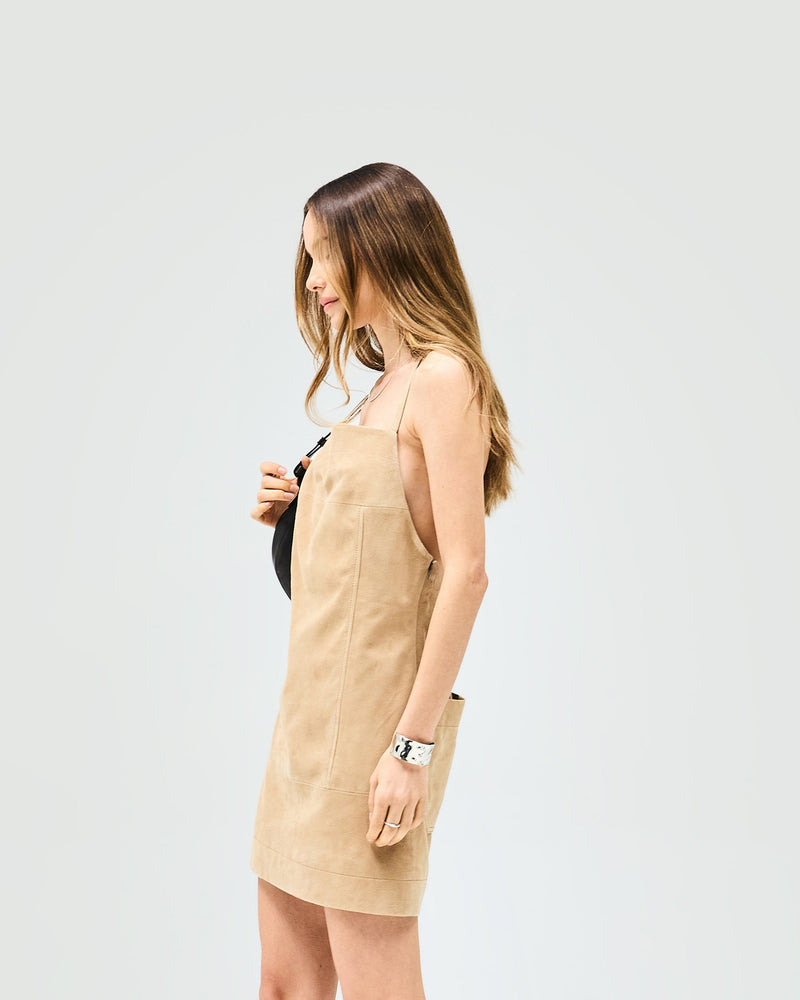 Fuel Mini Dress - Warm Taupe