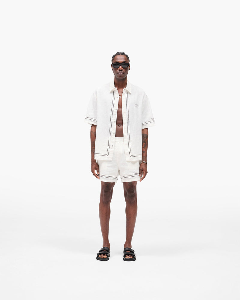 Border Short - Whisper White