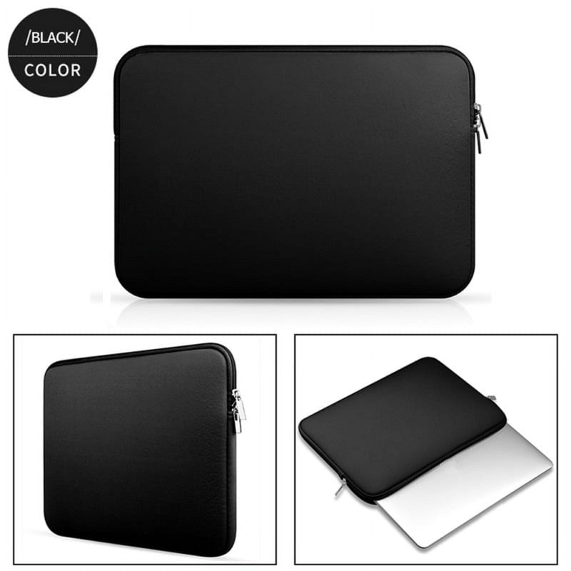 Laptop Sleeve 11"-15.6", Durable Shockproof Protective Laptop Case Cover Flip Briefcase Carrying Bag Case, Laptop Sleeve Computer Bag Sleeve for Laptop Notebook, Black, 11"