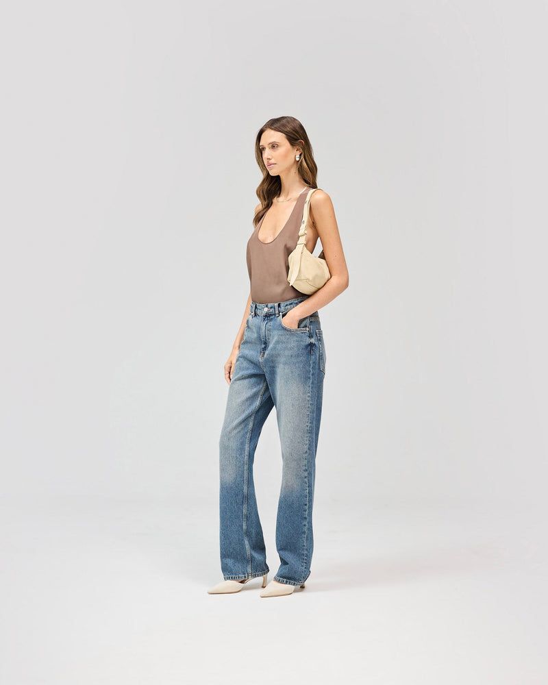 Mirage Silk Vest - Coffee Quartz