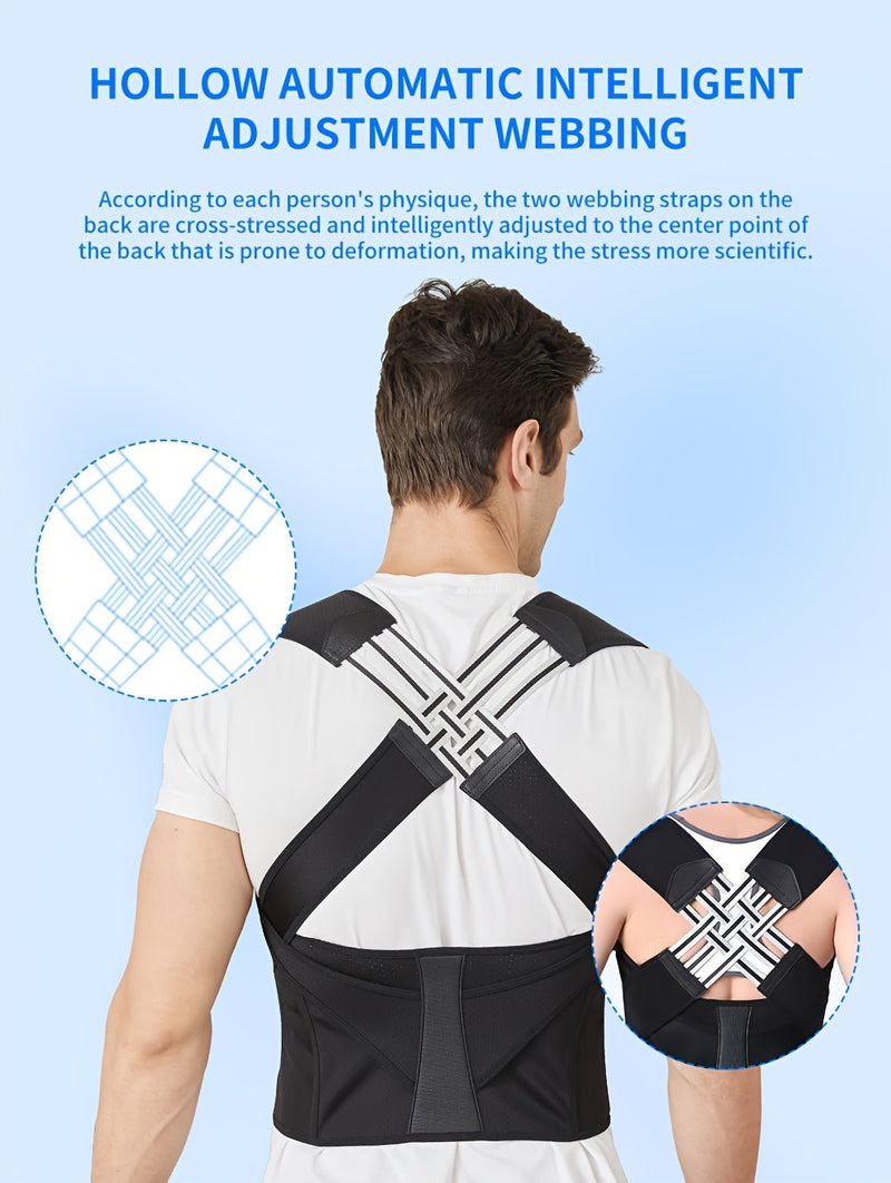 Posturo™ Adjustable Back and Shoulder Posture Corrector (Unisex)