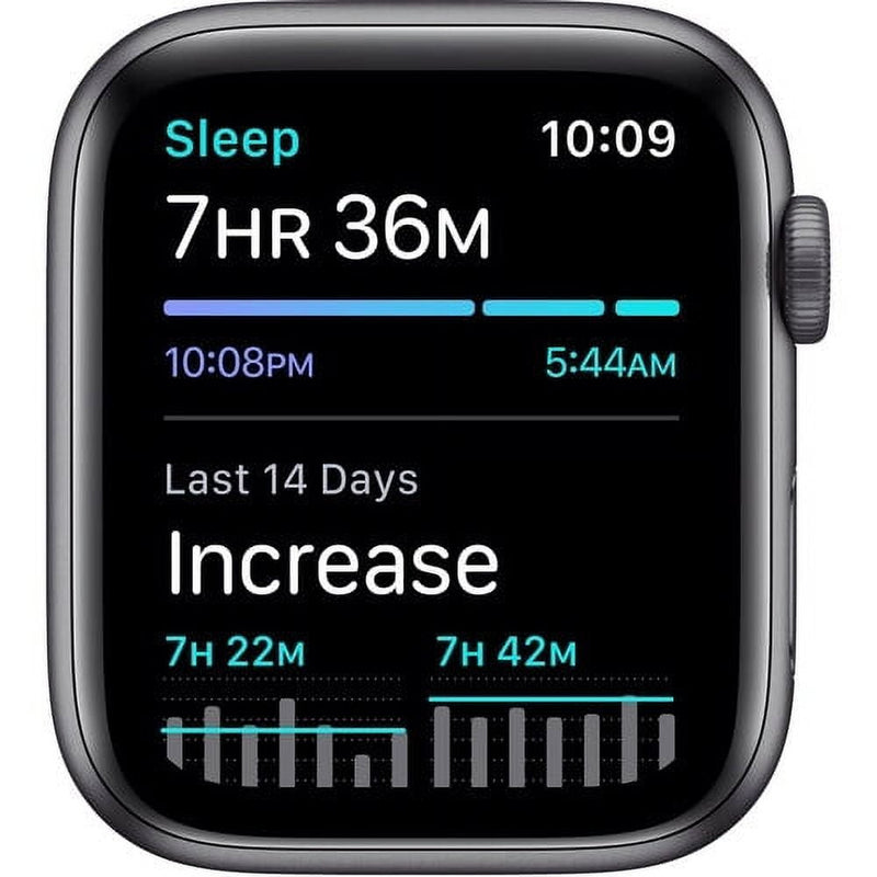 Restored Apple Watch SE (GPS, 44mm) - Space Gray Aluminum Case with Black Sport Band (Refurbished)