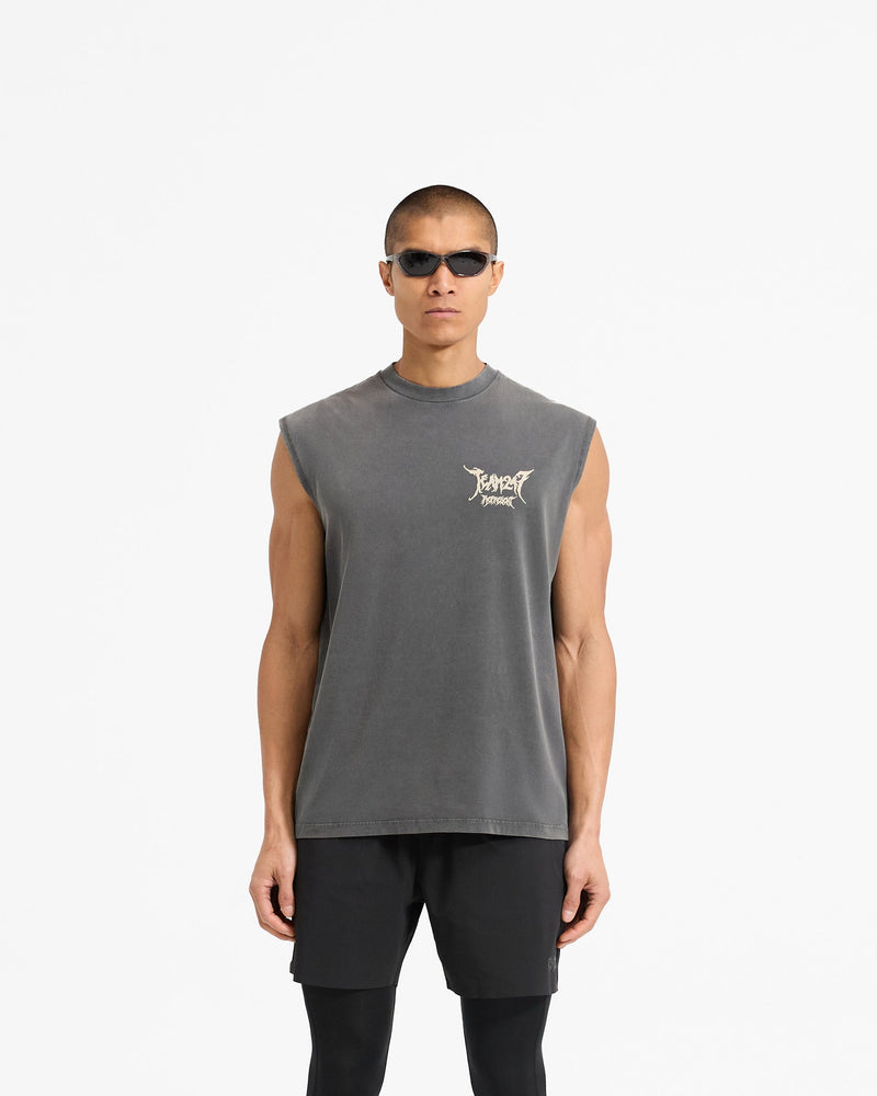 Team 247 X END Oversized Tank - Washed Grey