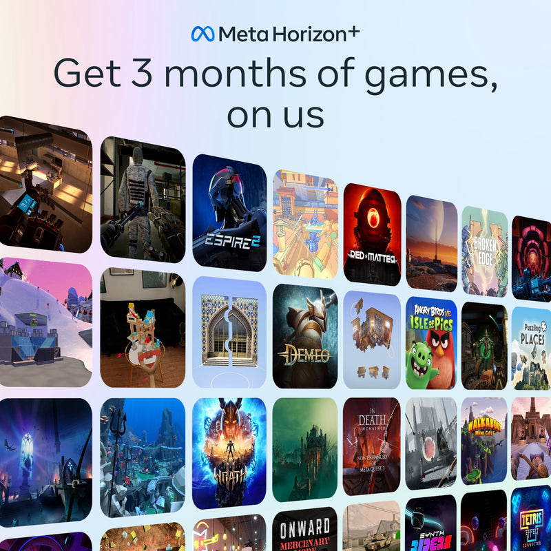 Quest 3 512GB — Dive into Mixed Reality — Get a 3-Month Trial of Meta Horizon+ Included
