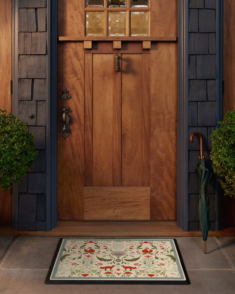 Foxfen Cream Doormat