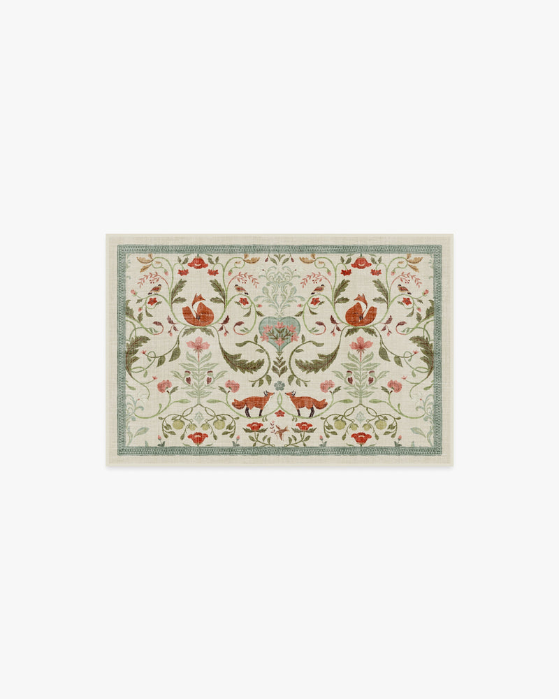 Foxfen Ivory Multicolor Flatwoven Rug