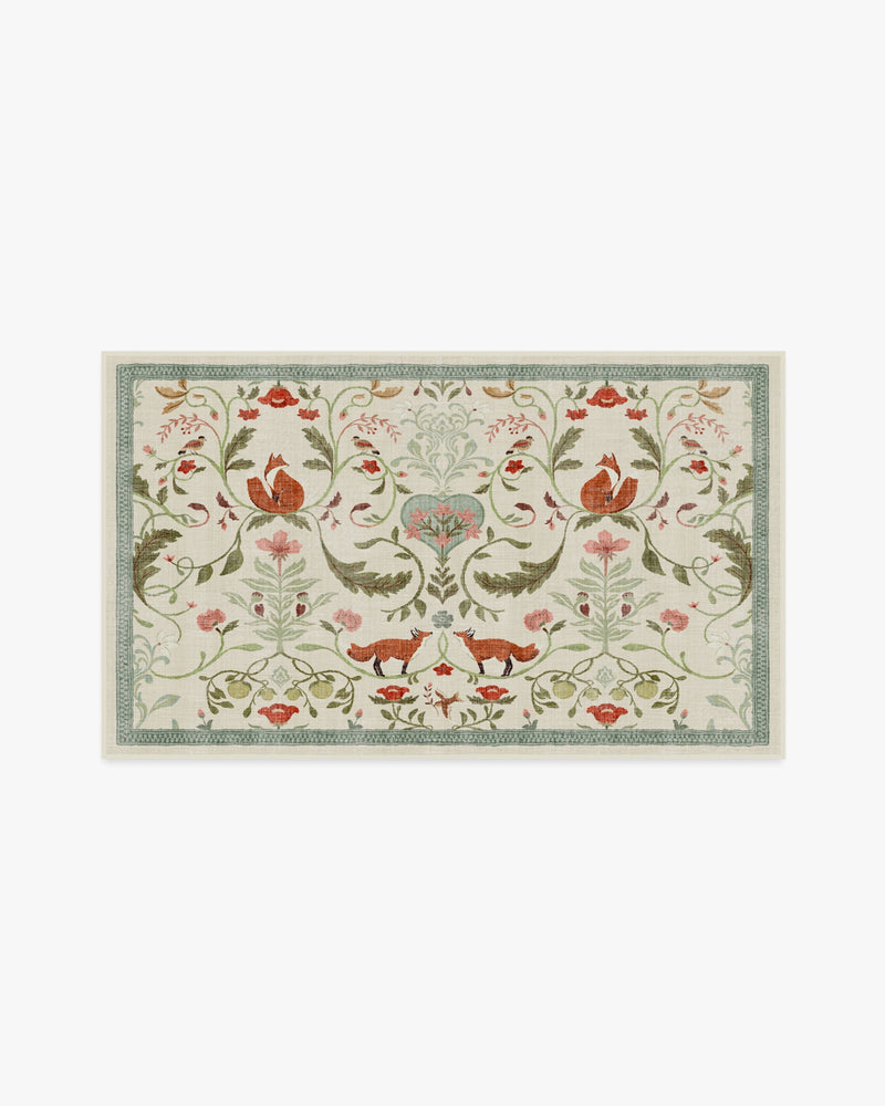 Foxfen Ivory Multicolor Flatwoven Rug