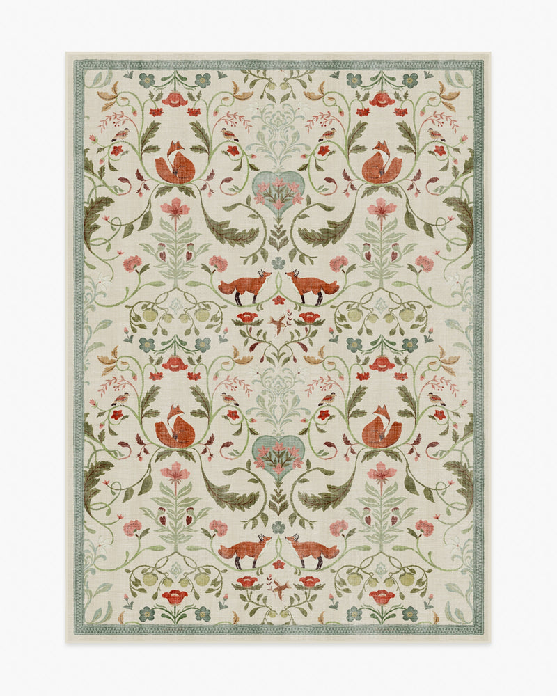 Foxfen Ivory Multicolor Flatwoven Rug